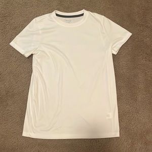 plain white large sports dry fit shirt